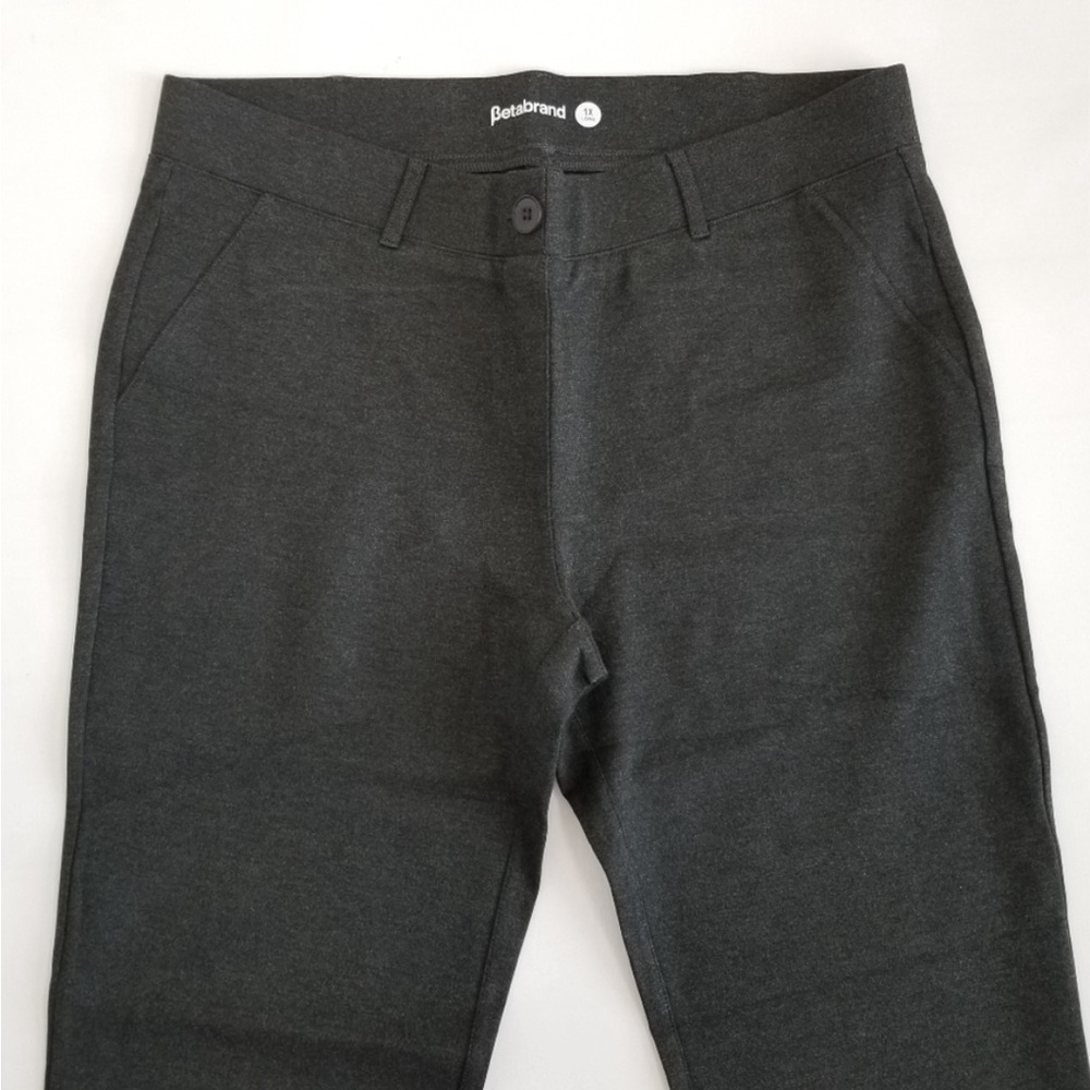 Betabrand Classic Bootcut Dress Pant Yoga Pant 1X Long NWT - Picture 4 of 5
